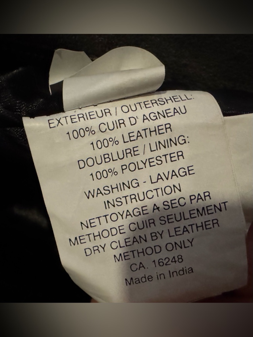 NEW LAMBSKIN Leather Oscar Leopold Moto distressed Jacket corseted back street M - Picture 4 of 12